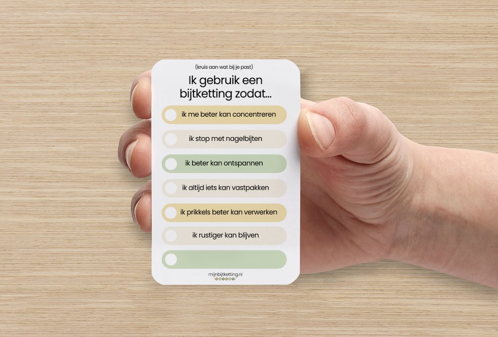 Invulbaar infokaartje